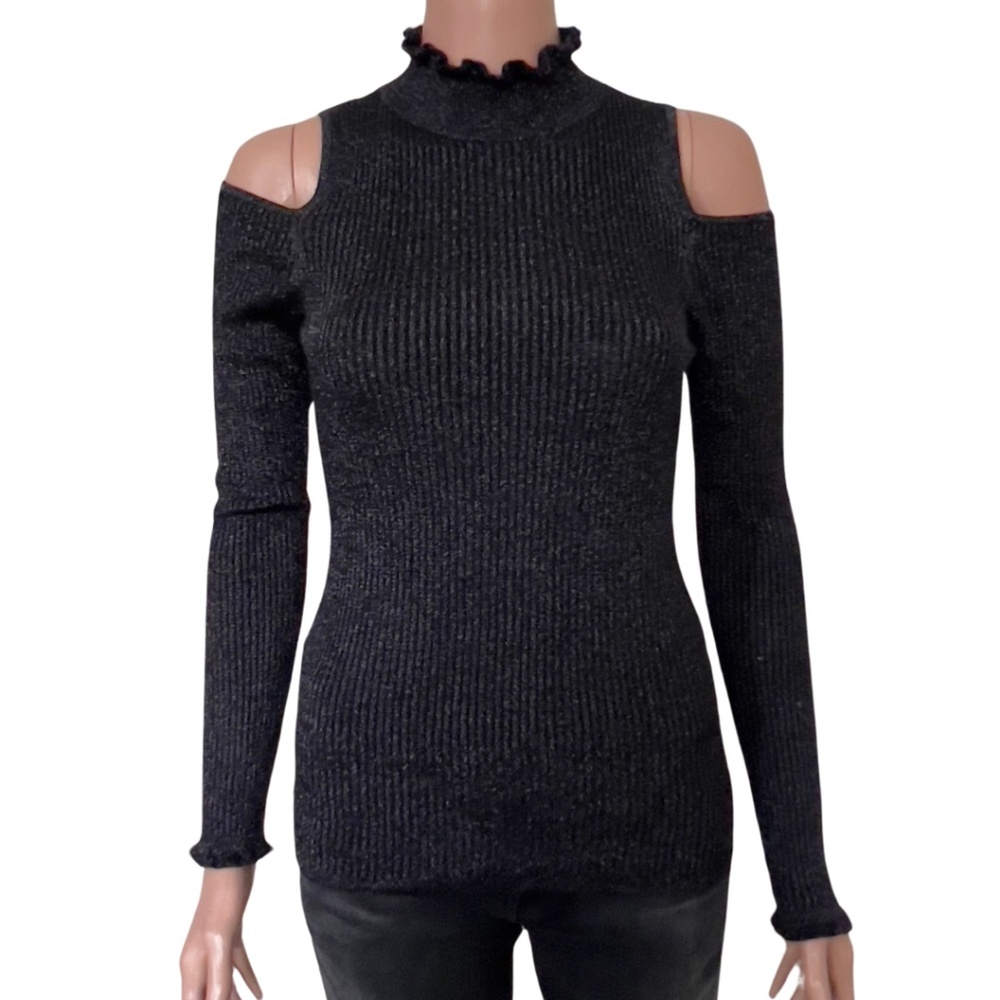 Rebecca Taylor Cutout Long Sleeve Top